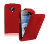 Samsung Galaxy S Duos 2 S7582 / Galaxy Trend Plus S7580 Leather Flip Case Red (OEM)