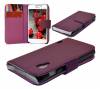 LG Optimus L5 II E460 Leather Wallet Case Purple (OEM)