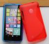 Nokia Lumia 530 - Θήκη TPU Gel S-Line Κόκκινο (OEM)