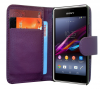 Sony Xperia E1 / E1 Dual - Leather Wallet Case Purple (ΟΕΜ)