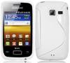 Samsung Galaxy Y Duos S6102 White S-Line TPU Gel Case (OEM)