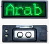 iBadge B1236 LED Name Card for T-shirts Green (Oem)