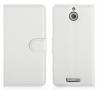 Leather Wallet/Case for HTC Desire 510 White (OEM)