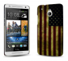 Hard Back Cover Case for HTC One mini US Flag (OEM)