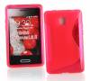 LG Optimus L3  E430 - Tpu Gel Case S-Line Pink (OEM)