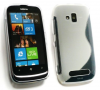 Nokia Lumia 610 Θήκη Gel TPU S-Line Διαφανής OEM