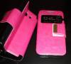 Huawei Ascend Y530 - Leather Wallet Stand Case With Window Magenta (OEM)