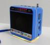  - WS-918 Mini MP3/Fm radio Speaker with built-in MP3 player and FM radio, support MP3 play from USB/SD/microSD Card - Black -      Mp3  USB  SD    FM 