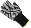 TEESA barbecue glove TSA0099 with thermal insulation, black-grey