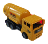 Φορτηγάκι βυτιοφόρο με μηχανική κίνηση σε κίτρινο