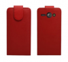 Huawei Ascend Y530 - Leather Flip Case Red (OEM)