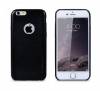 Apple iPhone 6 Plus/ iPhone 6s Plus - Remax Super Leather Θήκη Σιλικόνης Μαύρο RM2-053-BLK Apple iPhone 6 Plus/ iPhone 6s Plus - Remax Super Leather Θήκη Σιλικόνης Μαύρο RM2-053-BLK