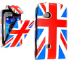 Sony Ericsson Xperia X10 Mini Pro - Leather Flip Case Flag England (OEM)