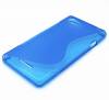 Sony Xperia E3 -TPU Gel S-Line Case Blue (ΟΕΜ)