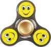 BLCR Three-Spinner Fidget Toy ¨Smiling Face" Metal 3 minute EDC Hand Spinner for Autism and ADHD Gold/Silver