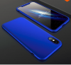 Bakeey&#8482; Full Body Hard PC Case 360 plus Tempered Glass for iPhone X Blue