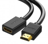 Καλώδιο UGREEN HDMI  προεκτασης Αρσεν σε Θηλυκό, υποστηριζει  4K@60Hz 3D με επιστροφη ηχου και Ethernet ΣΥΜΒΑΤΟ ΜΕ TV Stick, Blu-Ray, Xbox 360, PS3/PS4, Roku, Nintendo Switch (2MTR)