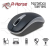 Ποντίκι Οπτικό ασύρματο R-Horse Μαύρο - Ασημι RF-6385 Ποντίκι Οπτικό ασύρματο R-Horse Μαύρο - Ασημι RF-6385
