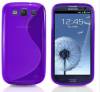 Samsung Galaxy S3 III i9300 Μωβ Θήκη σιλικόνης TPU S-Line gel case cover