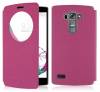 LG G4 Beat / G4S H735 - Δερμάτινη Stand θήκη Με Παραθυράκι Και Πίσω Πλαστικό Κάλυμμα Ρόζ (OEM) LG G4 Beat / G4S H735 - Δερμάτινη Stand θήκη Με Παραθυράκι Και Πίσω Πλαστικό Κάλυμμα Ρόζ (OEM)