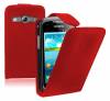 Samsung Galaxy Xcover 2 s7710 - Δερμάτινη θήκη Flip Κόκκινο (OEM)