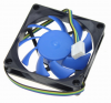 70x70x15mm PC Brushless Cooling Fan 12v 4pin Blue/Black (OEM) (BULK)