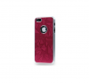 Θήκη πίσω κάλυμμα για iPhone 5 Μεταλλική 3D Diamond Cutting Φούξια Θήκη πίσω κάλυμμα για iPhone 5 Μεταλλική 3D Diamond Cutting Φούξια