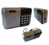 Portable Pocket Radio USB/SD/TF CMiK MK-140 (siver)