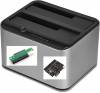 EasyTechnology Docking Cloning Station for 2 HDD IDE 2.5" and 3.5" SATA USB 3.0, with Clone Function