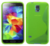 Samsung Galaxy S5 G900 - TPU GEL Case S-Line Green (OEM)