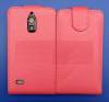 Huawei Ascend G526 - Leather Flip Case Magenta (OEM)