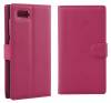 Lenovo Vibe Z2  - Leather Wallet Stand Case Magenta (OEM)