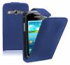 Samsung Galaxy Xcover 2 s7710 - Leather Flip Case Blue (OEM)