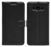 Samsung Galaxy J7 (J710F) 2016 - Δερμάτινη Θήκη Πορτοφόλι Με Πίσω Κάλυμμα Σιλικόνης  Μαύρο (Ancus)