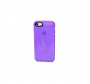 iPhone 5/5S Silicone Case Back Cover Glow Purple