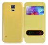 Samsung Galaxy S5 G900 - S-View Flip Θήκη Με Πίσω Καπάκι Μπαταρίας - Κίτρινο (OEM) Samsung Galaxy S5 G900 - S-View Flip Θήκη Με Πίσω Καπάκι Μπαταρίας - Κίτρινο (OEM)