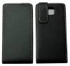Samsung Galaxy Alpha G850f - Leather Flip Case Black (OEM)