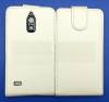 Huawei Ascend G526 - Leather Flip Case White (OEM)