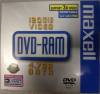 Maxell DVD-RAM 4.7GB TYPE 2 REWRITEABLE Cartridge with Casing Crystal 10 mm
