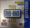 Maxell DVD-RAM 4.7GB TYPE 2 REWRITEABLE  Cartridge with Casing Crystal 10 mm