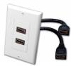 PowerTech Πρίζα Τοίχου με 2x HDMI CAB-H066 PowerTech Πρίζα Τοίχου με 2x HDMI CAB-H066