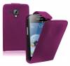 Samsung Galaxy S Duos 2 S7582 / Galaxy Trend Plus S7580 Leather Flip Case Purple (OEM)