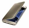 Samsung Galaxy S7 Edge G935F Θήκη Clear View Χρυσό (oem)