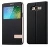 Samsung SM-E700F Galaxy E7 - Θήκη Book S-View Usams Muge Series Μαύρη (Usams)