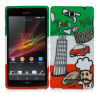 Sony Xperia C C2305 - Soft Silicone Case Tour in Italy Design (OEM)