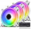 EZDIY-FAB 3 Pack    RGB 120mm,  RGB LED,     RGB  Hub X   - 