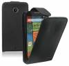 Motorola Moto X (2014) 2nd XT1097 - Leather flip Case Black (OEM)