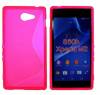 Sony Xperia M2 D2303 - TPU Gel S-Line Case Magenta (OEM)