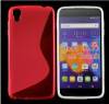 TPU Gel Case S-Line for Alcatel One Touch Idol 3 (4.7) Red (OEM)