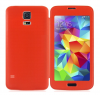 Samsung Galaxy S5 G900 - S-View Full Window Flip      - Orange (OEM)